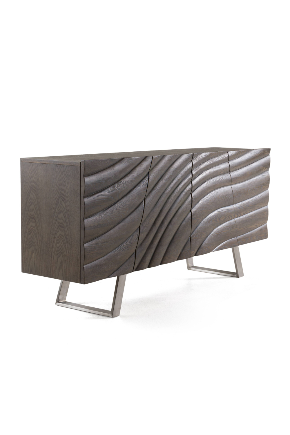   Wave Patterned Ash Sideboard | Oroa.com