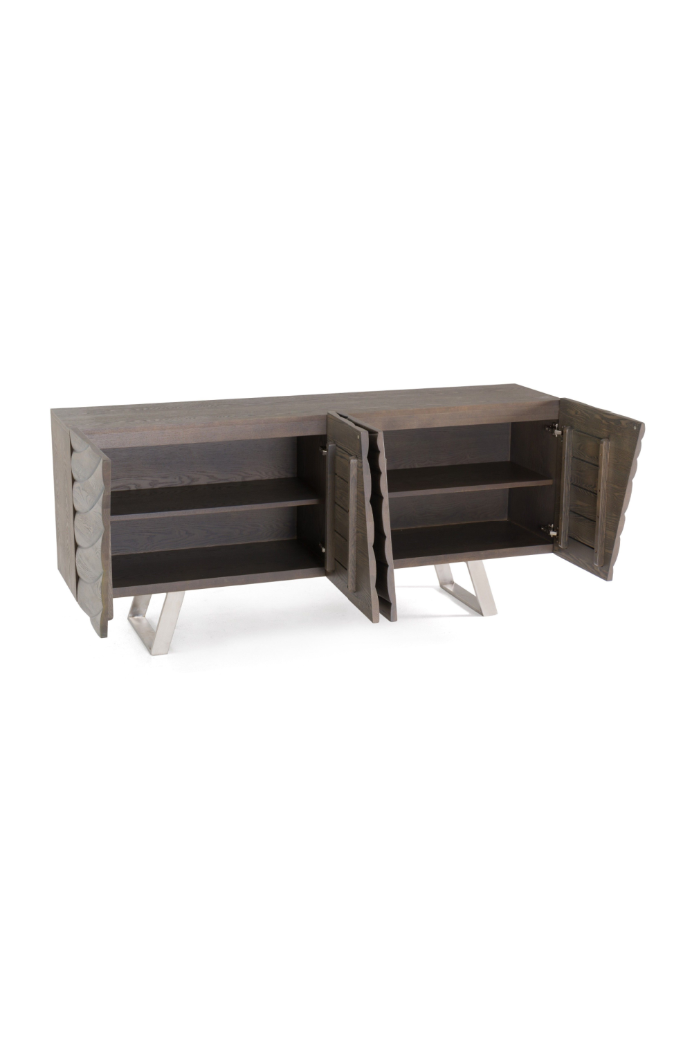   Wave Patterned Ash Sideboard | Oroa.com