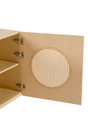   Natural Ash Rattan Sideboard | Oroa.com
