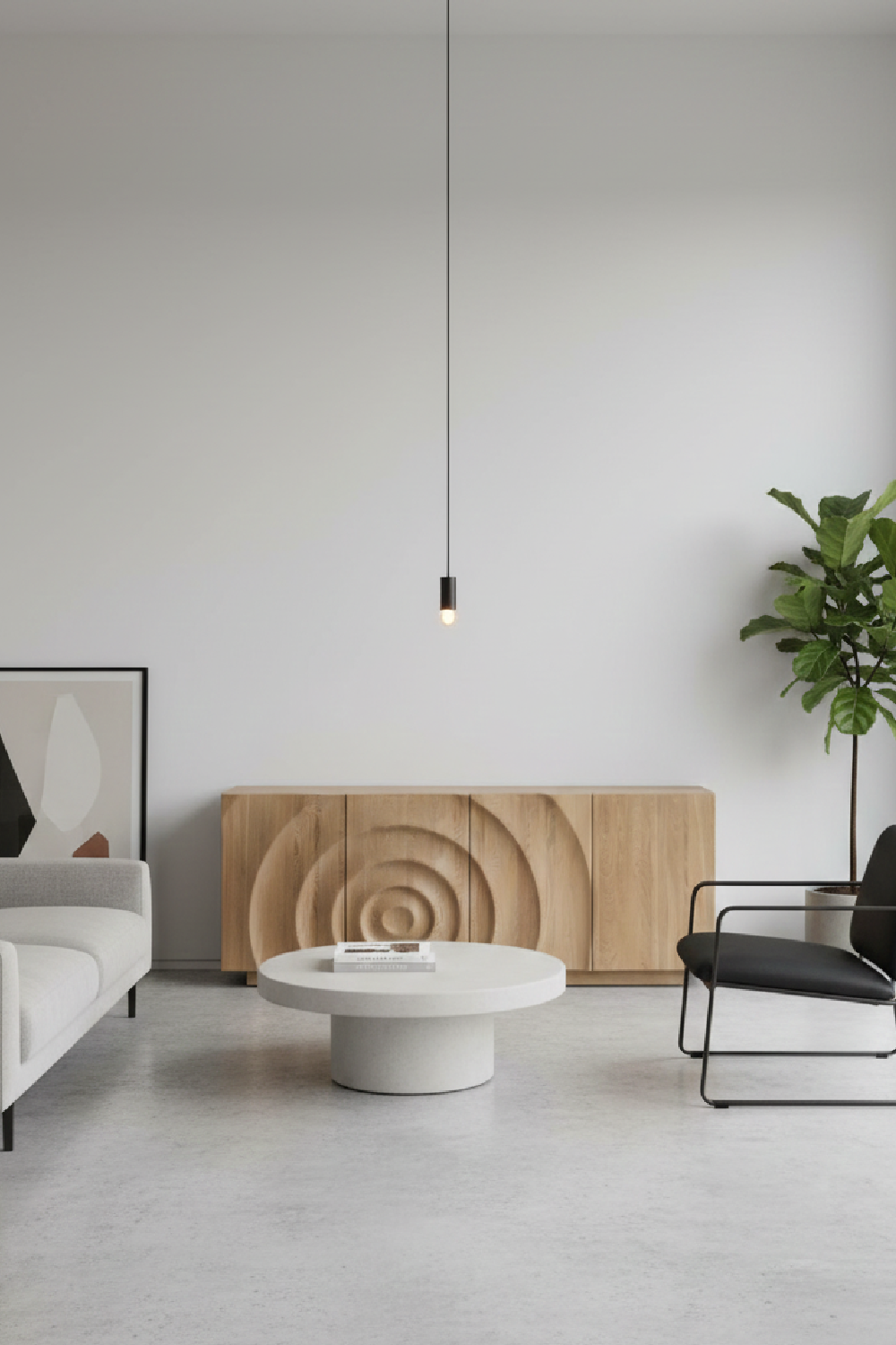   Wooden 4-Door Sideboard | Oroa.com