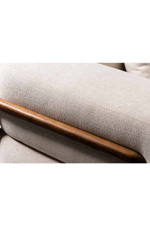   White Fabric Sectional Sofa | Oroa.com