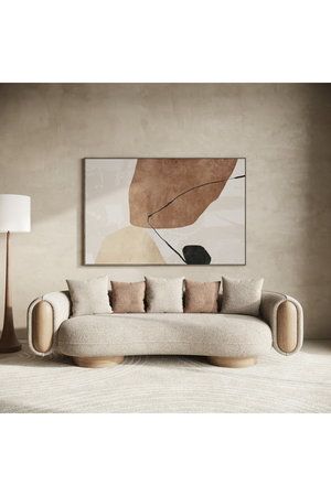   Multicolored Boucle Sofa | Oroa.com