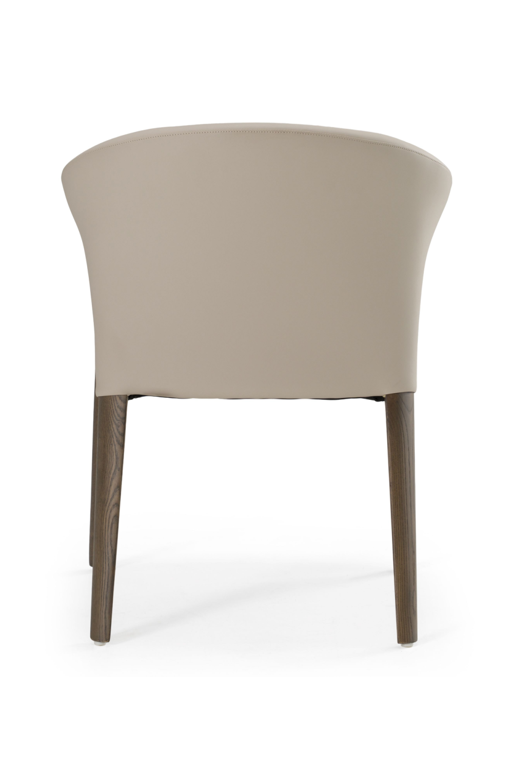   Vegan Leather Curved Dining Chair | Oroa.com