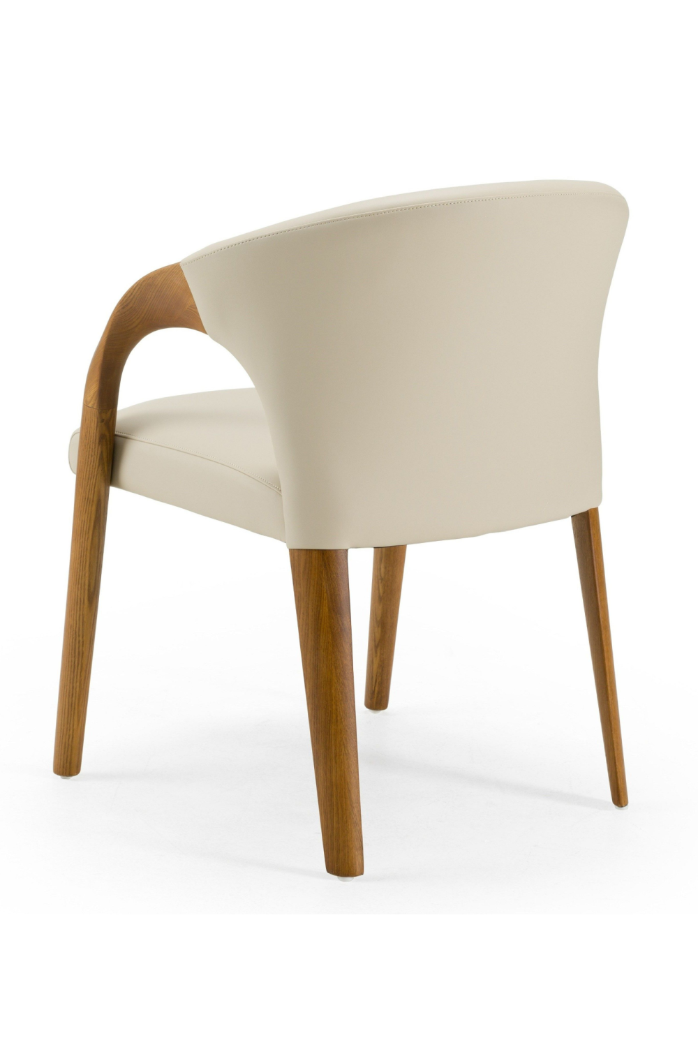   Light Gray Leather Dining Chair | Oroa.com