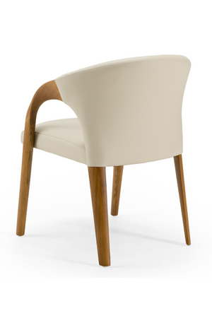   Light Gray Leather Dining Chair | Oroa.com