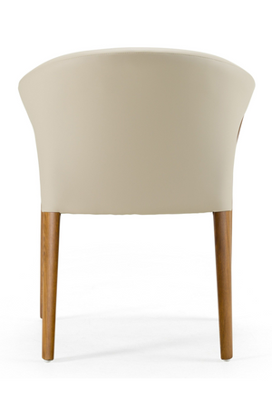   Light Gray Leather Dining Chair | Oroa.com