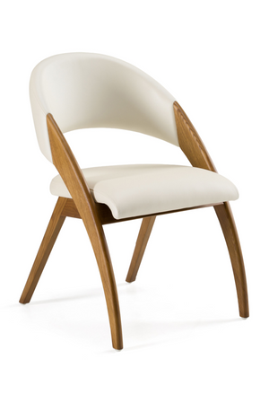   Ash Framed Cream Dining Chair | Oroa.com