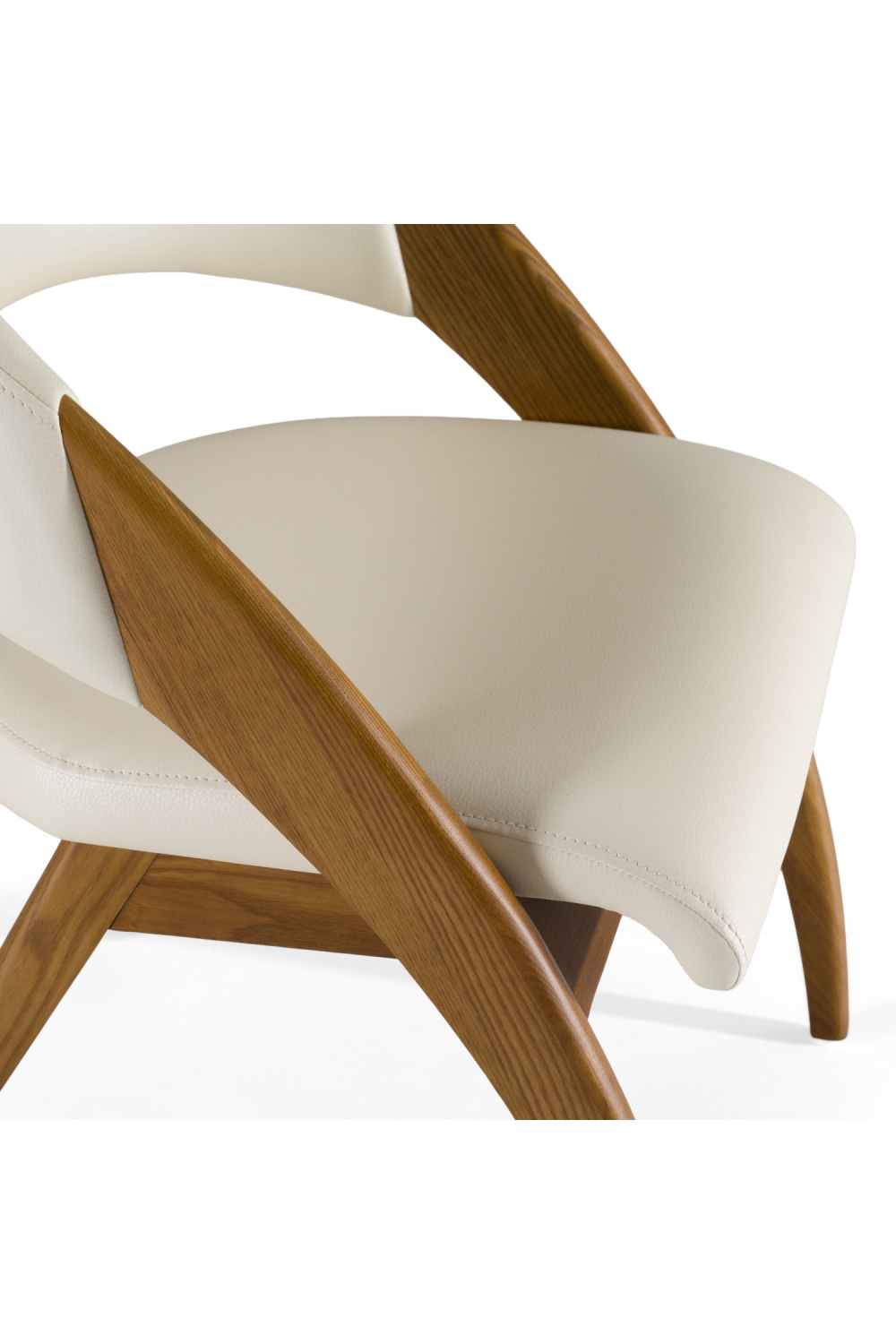   Ash Framed Cream Dining Chair | Oroa.com