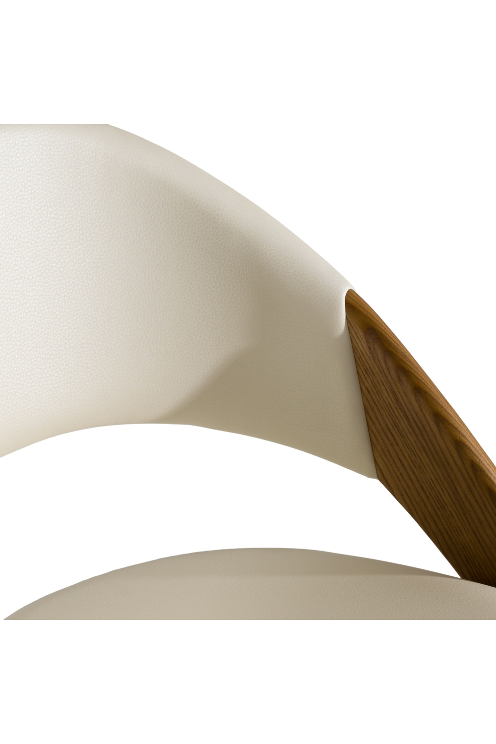   Ash Framed Cream Dining Chair | Oroa.com