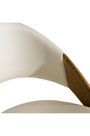   Ash Framed Cream Dining Chair | Oroa.com