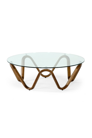   Glass Round Coffee Table | Oroa.com