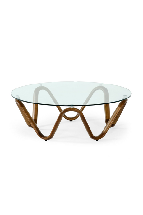   Glass Round Coffee Table | Oroa.com