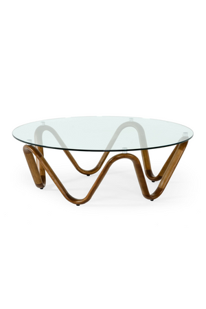   Glass Round Coffee Table | Oroa.com