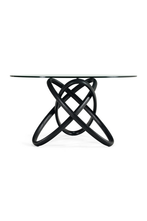   Intertwined Black Base Dining Table | Oroa.com