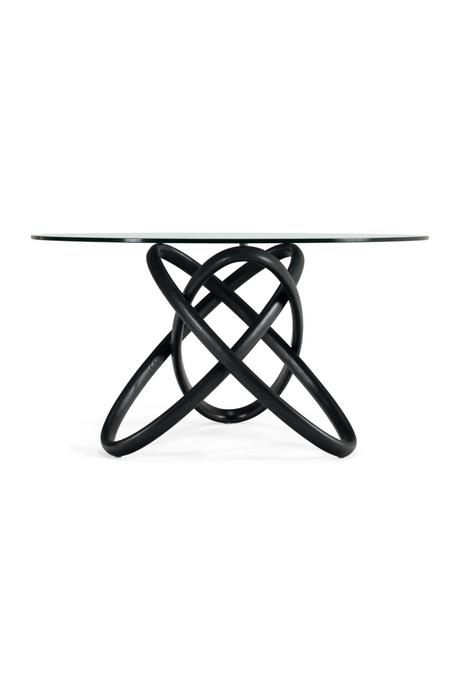   Intertwined Black Base Dining Table | Oroa.com