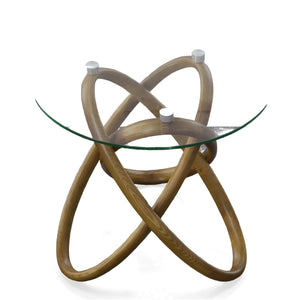   Interlocking Wood Base Side Table | Oroa.com