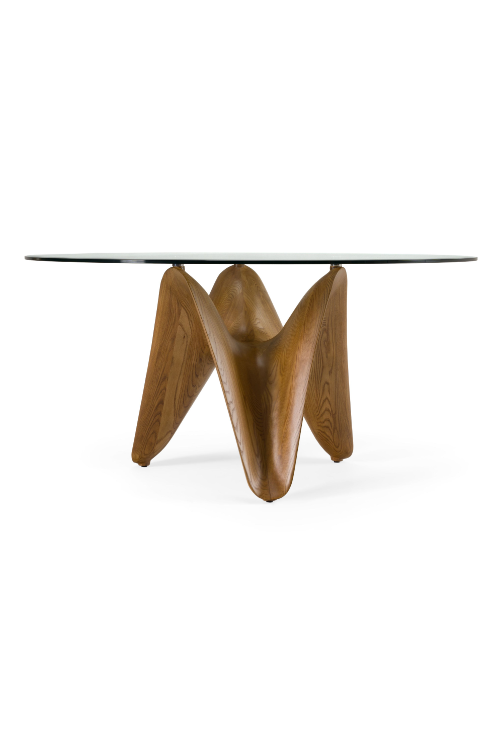  Round Tempered Glass Dining Table | Oroa.com