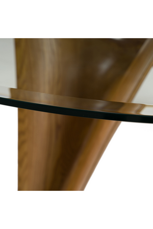   Round Tempered Glass Dining Table | Oroa.com