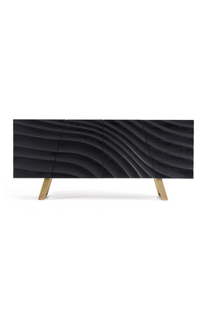   Wave Patterned Ash Sideboard | Oroa.com
