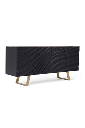   Wave Patterned Ash Sideboard | Oroa.com