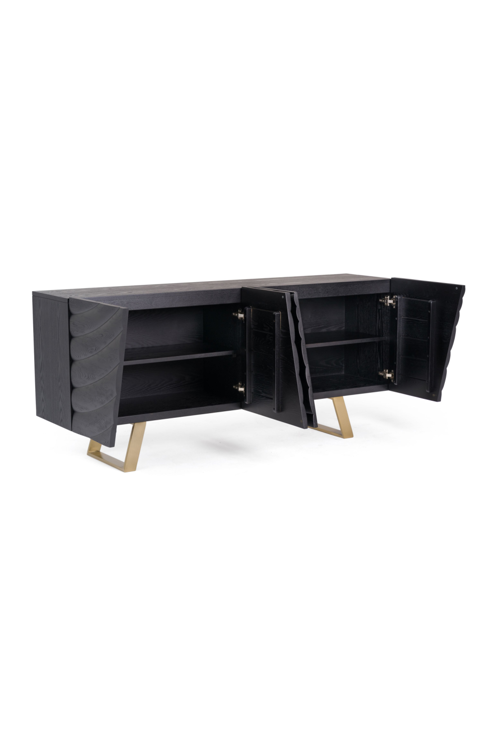   Wave Patterned Ash Sideboard | Oroa.com