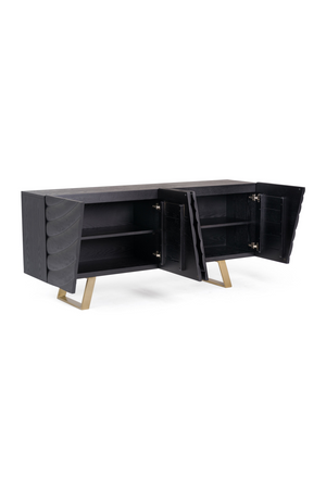   Wave Patterned Ash Sideboard | Oroa.com