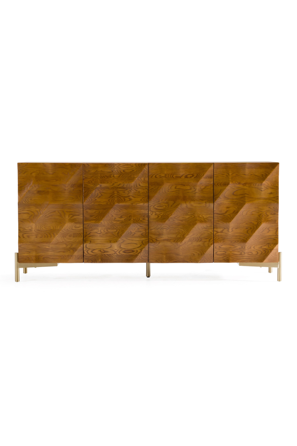   Ash Wood 4-Door Sideboard | Oroa.com