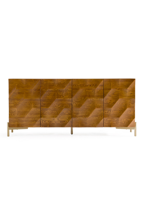   Ash Wood 4-Door Sideboard | Oroa.com