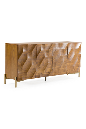   Ash Wood 4-Door Sideboard | Oroa.com