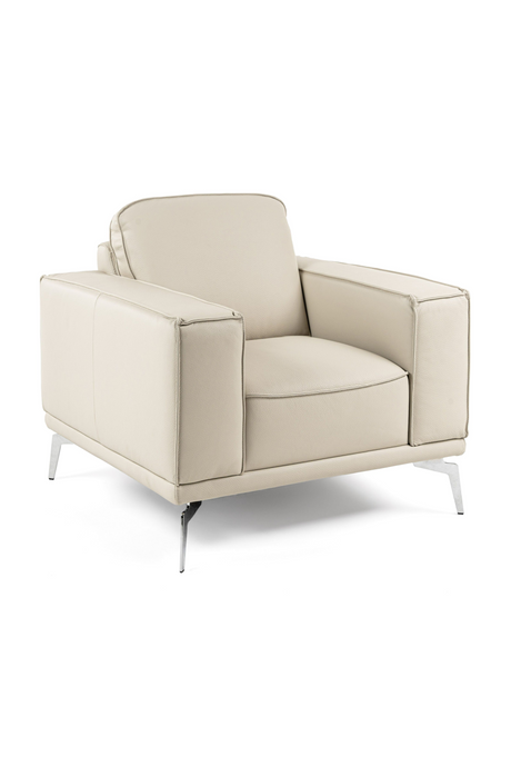   Leather Lounge Armchair | Oroa.com