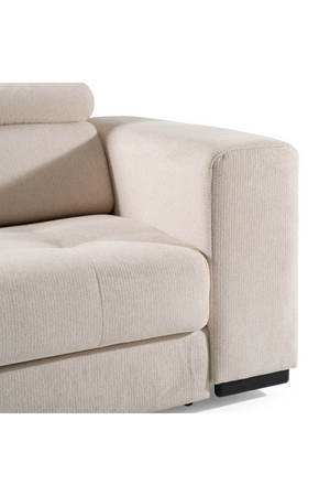   Cream Fabric Sofa Bed | Oroa.com