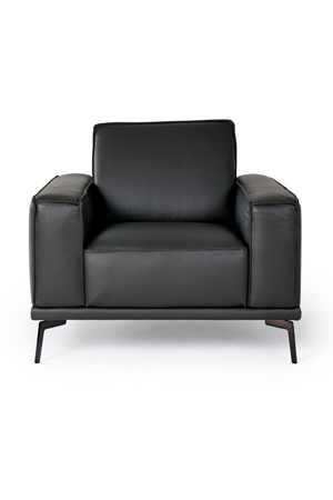   Leather Lounge Armchair | Oroa.com