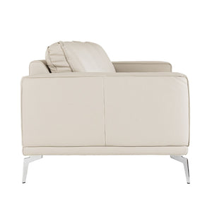   Gray Italian Leather Sofa | Oroa.com