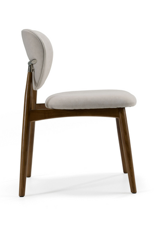   Walnut Framed Dining Chair | Oroa.com