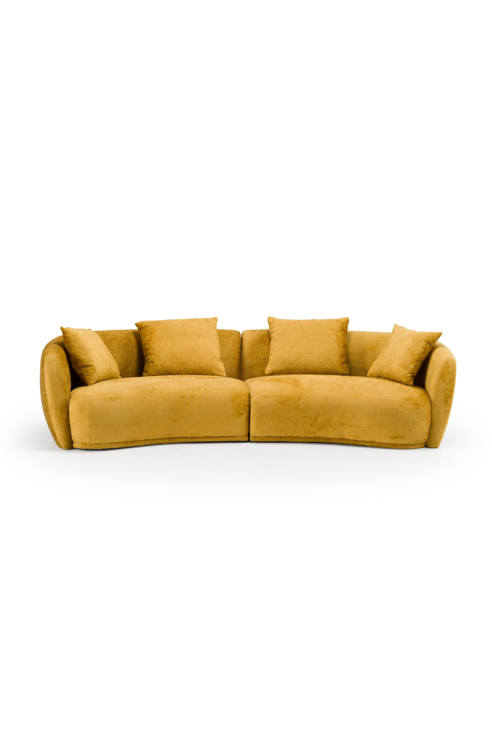   Yellow 4-Seater Sofa | Oroa.com