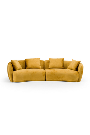   Yellow 4-Seater Sofa | Oroa.com