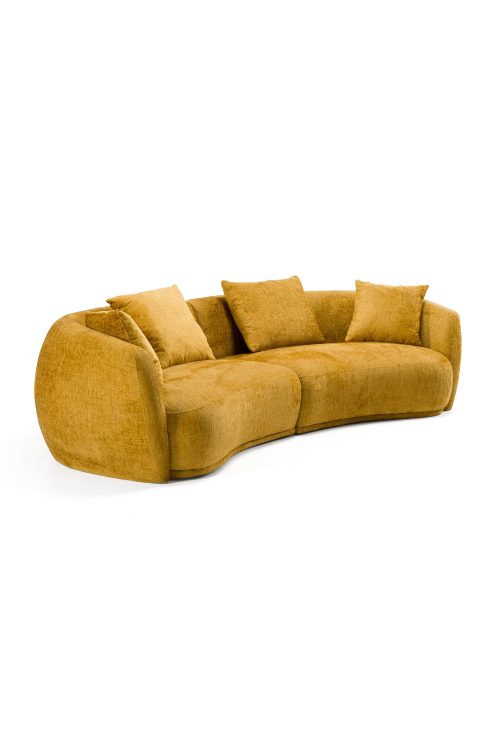   Yellow 4-Seater Sofa | Oroa.com