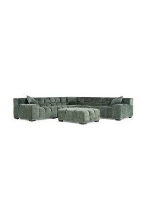   Green Fabric Modular Sofa | Oroa.com