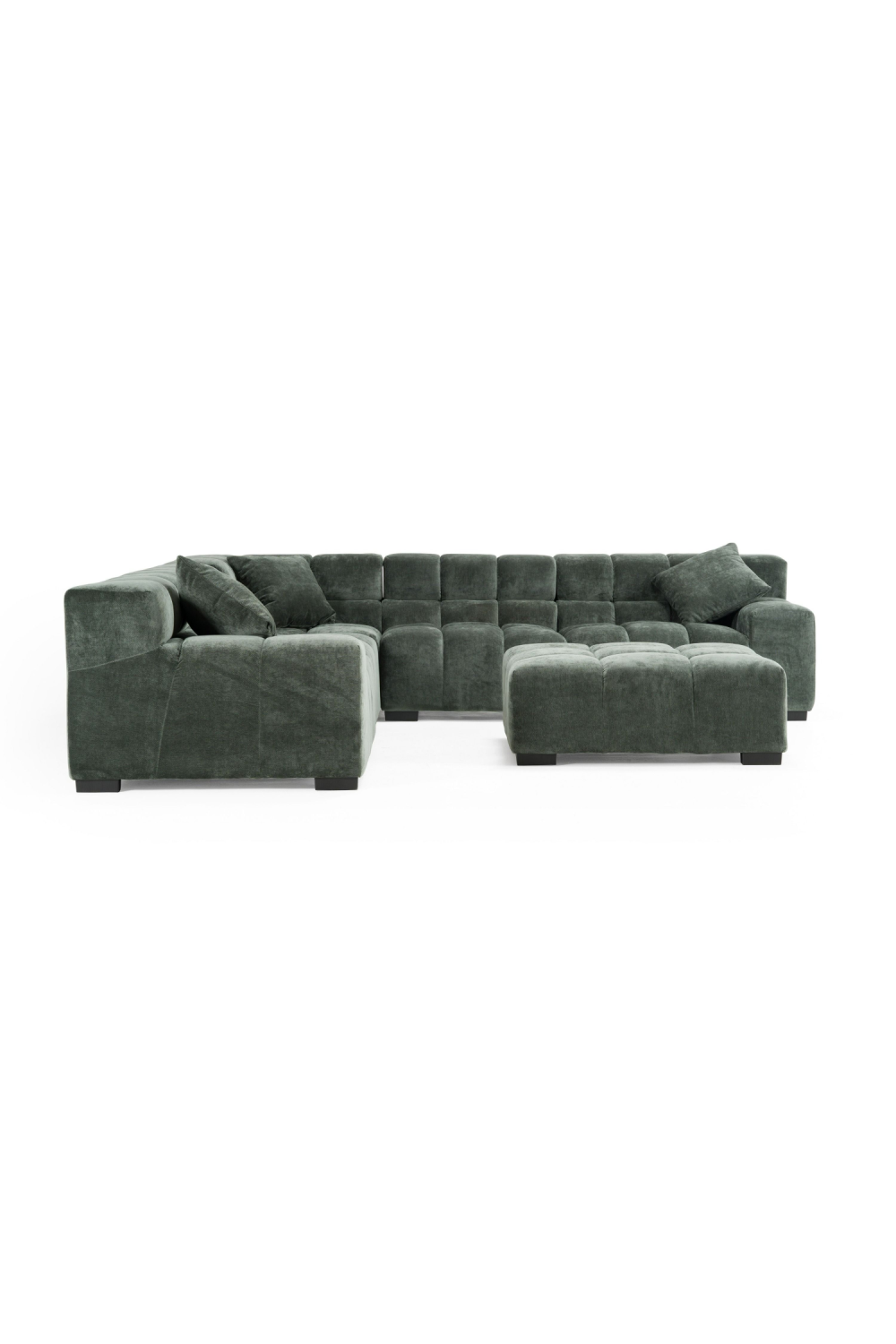   Green Fabric Modular Sofa | Oroa.com