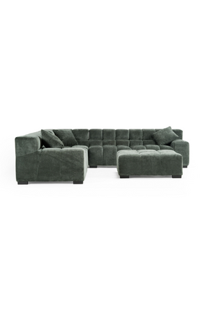   Green Fabric Modular Sofa | Oroa.com