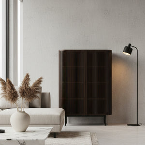   Smoked Ash Tall Sideboard | Oroa.com