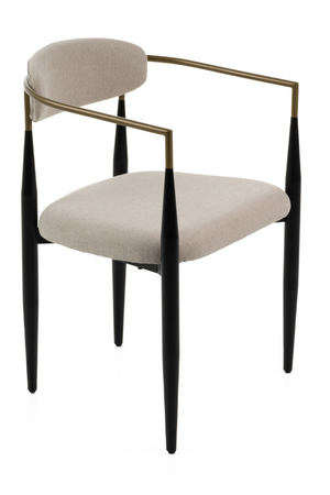   Gold-Armed Dining Chair | Oroa.com