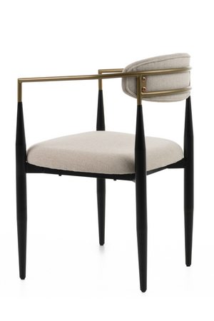   Gold-Armed Dining Chair | Oroa.com