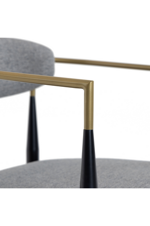   Gold-Armed Dining Chair | Oroa.com