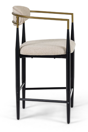   Gold-Armed Counter Chair | Oroa.com