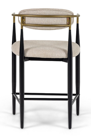   Gold-Armed Counter Chair | Oroa.com