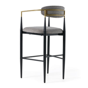   Gold Armed Bar Chair | Oroa.com