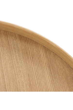   Round Wooden 2-Layer Coffee Table M | Oroa.com