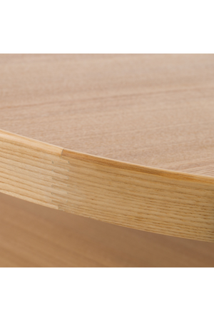   Round Wooden 2-Shelf Coffee Table | Oroa.com