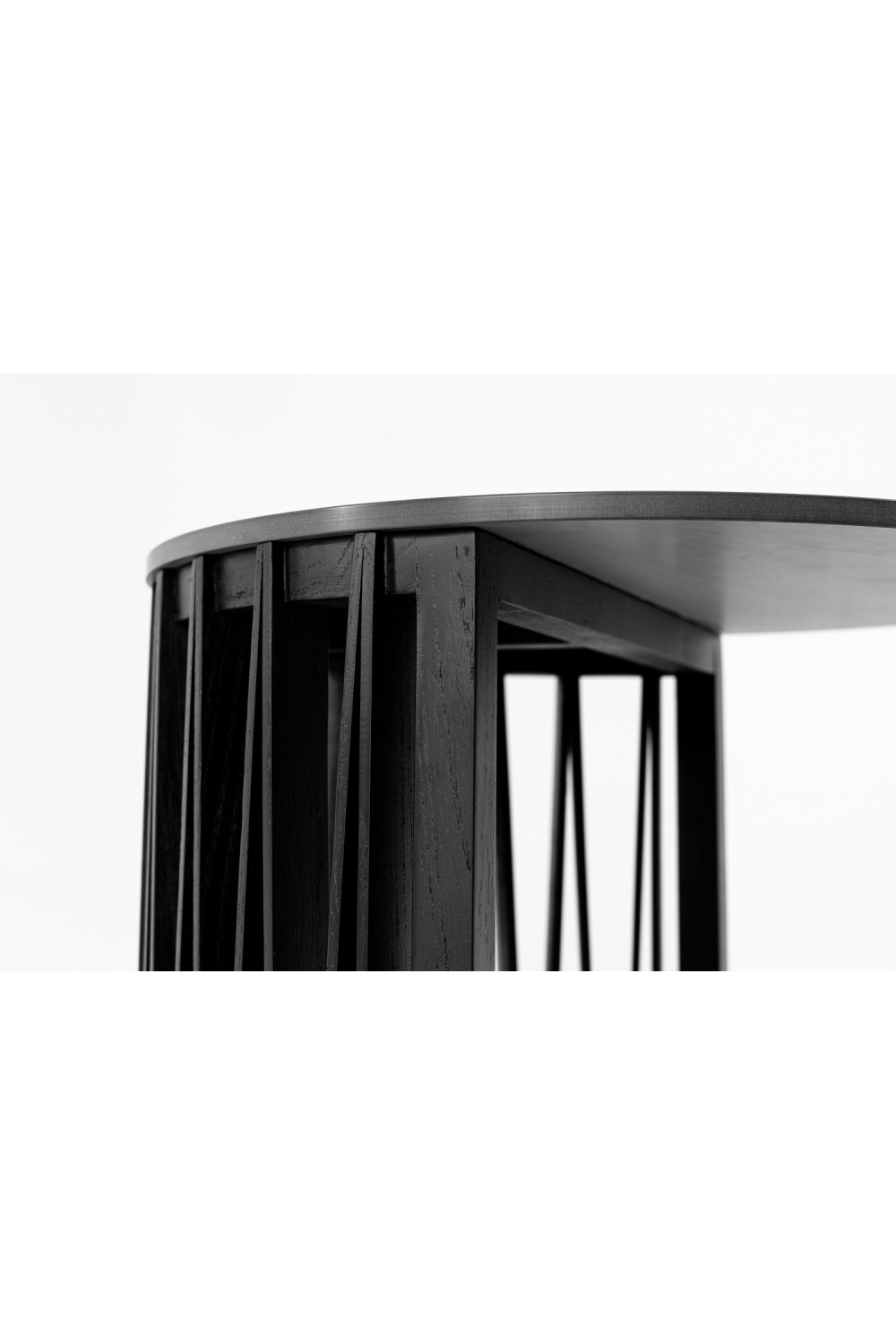   Round Black Ceramic Coffee Tables (2) | Oroa.com